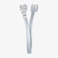 Diamond Addiction (G-H, I1-I2) Womens 8MM 1/3 CT. T.W. Lab Grown White 10K Gold Bypass  Band