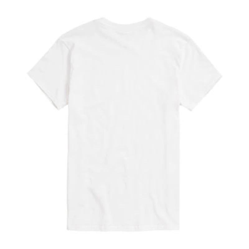 Mens Crew Neck Short Sleeve Pokeman Valentine's Day T-Shirt