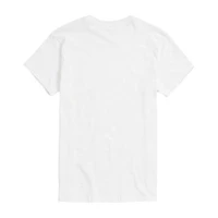 Mens Crew Neck Short Sleeve Lilo & Stitch Valentine's Day T-Shirt