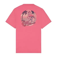 IZOD Saltwater Soft Wash Mens Crew Neck Short Sleeve Classic Fit Graphic T-Shirt
