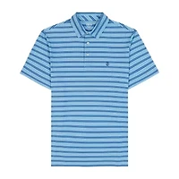 IZOD Swingflex Elite Stripe Mens Regular Fit Short Sleeve Polo Shirt