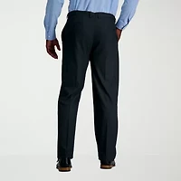 Haggar JMH Sharkskin Mens Classic Fit Big and Tall Dress Flat Front Pant