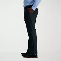Haggar JMH Sharkskin Mens Classic Fit Big and Tall Dress Flat Front Pant