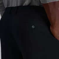 Haggar JMH Sharkskin Mens Classic Fit Big and Tall Dress Flat Front Pant
