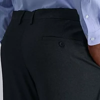 Haggar JMH Sharkskin Mens Classic Fit Big and Tall Dress Flat Front Pant
