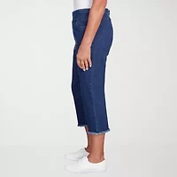 Alfred Dunner Classics Womens Straight Capri Pant