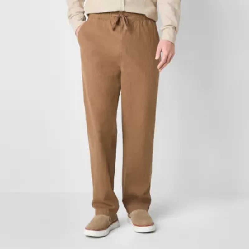 mutual weave Mens Relaxed Fit Pull-On Pant