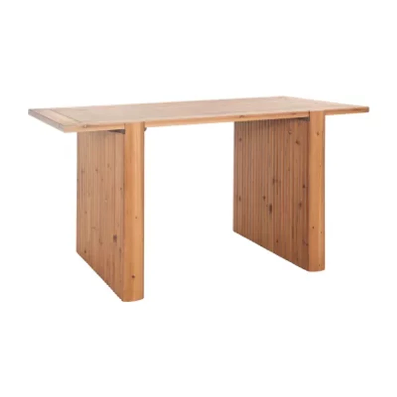 Safavieh Amell Rectangular Wood-Top Dining Table
