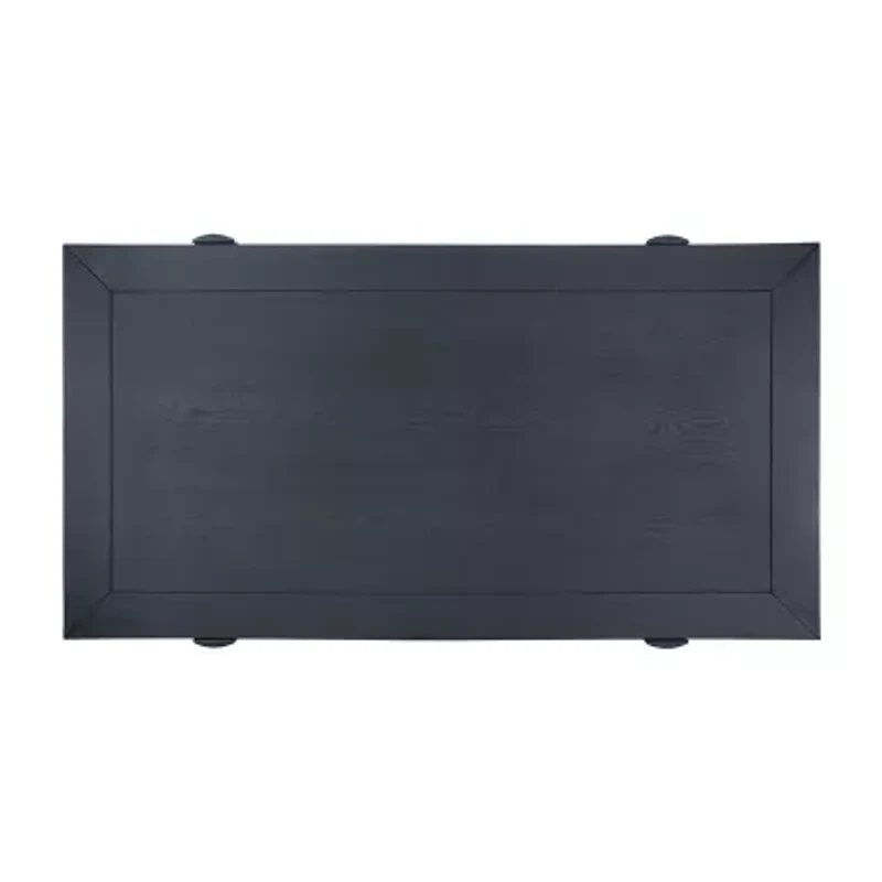 Amell Rectangular Wood-Top Dining Table