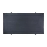 Amell Rectangular Wood-Top Dining Table