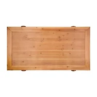 Safavieh Amell Rectangular Wood-Top Dining Table