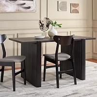 Amell Rectangular Wood-Top Dining Table