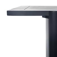 Amell Rectangular Wood-Top Dining Table