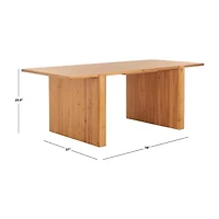 Buckley Rectangular Wood-Top Dining Table