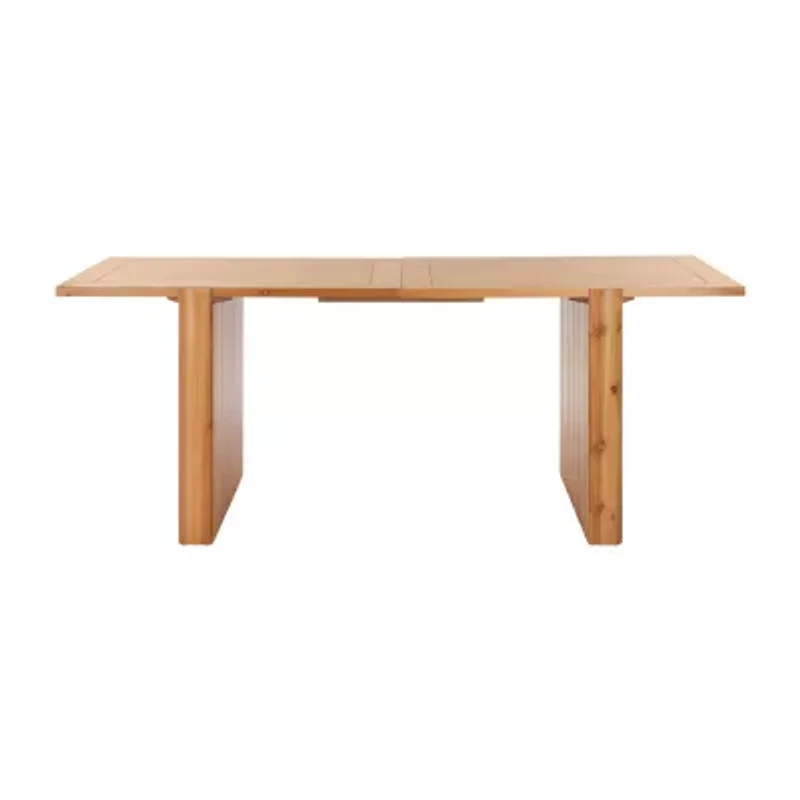 Buckley Rectangular Wood-Top Dining Table