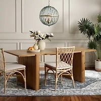 Buckley Rectangular Wood-Top Dining Table