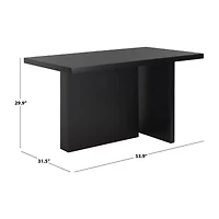 Assana Rectangular Wood-Top Dining Table