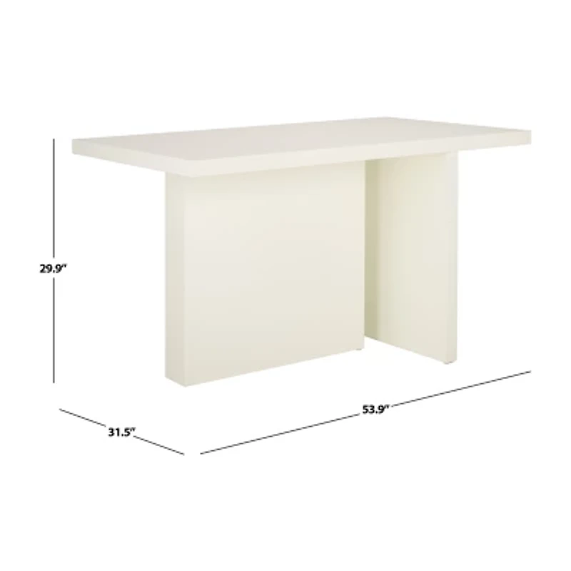 Safavieh Assana Rectangular Wood-Top Dining Table