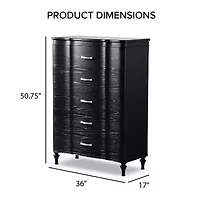 Melodi Parc 5-Drawer Chest