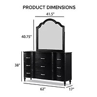 Melodi Parc 9-Drawer Dresser