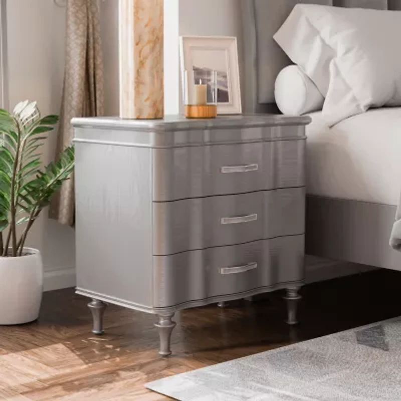 Melodi Parc 3-Drawer Nightstand
