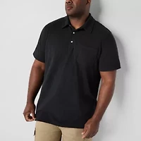 mutual weave Big and Tall Mens Regular Fit Short Sleeve Polo Shirt