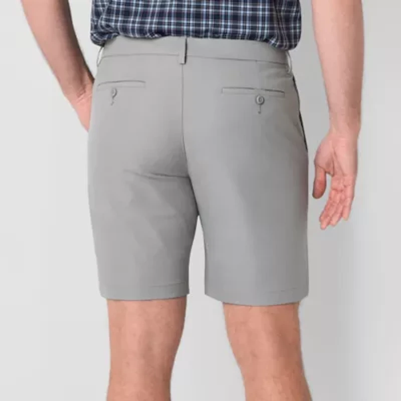 St. John's Bay Performance Mens 9" Mid Rise Moisture Wicking Chino Short