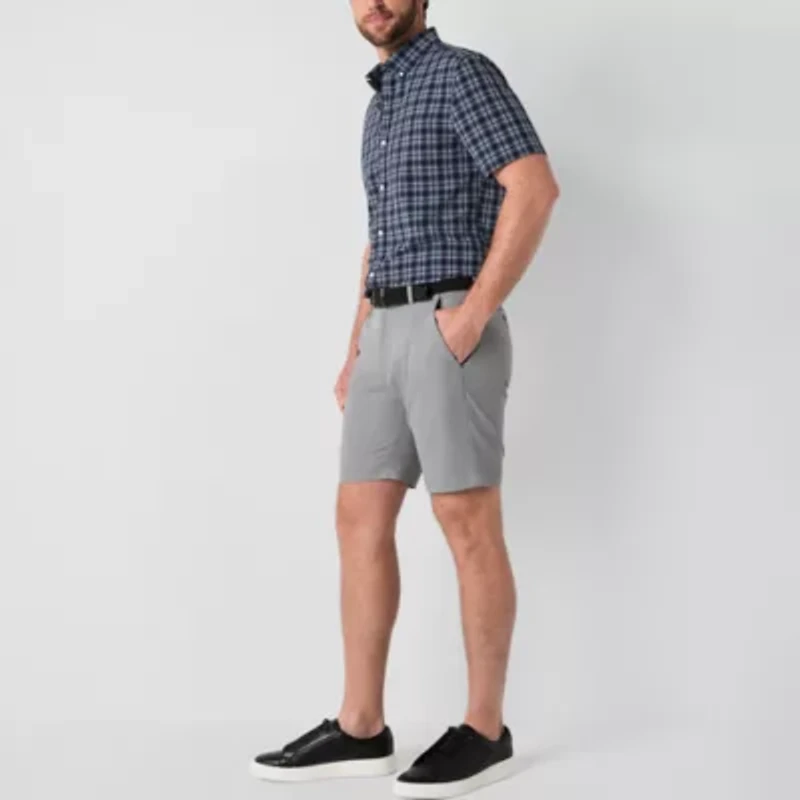 St. John's Bay Performance Mens 9" Mid Rise Moisture Wicking Chino Short