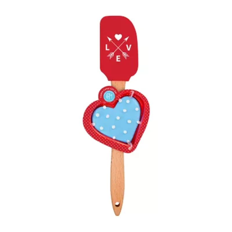 R&M International Llc Daisy and Heart 4-pc. Cookie Cutter and Spatula Bundle