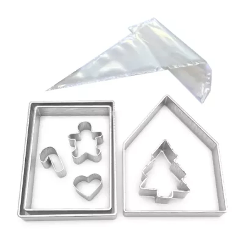 R&M International Llc Gingerbread House and Christmas Tree Cookie Bundle