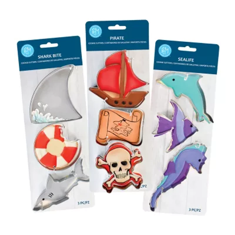 R&M International Llc Sealife 9-pc. Cookie Cutter Bundle