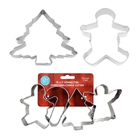 R&M International Llc Xmas Tree Gingerbread 4-pc. Cookie Cutter Bundle