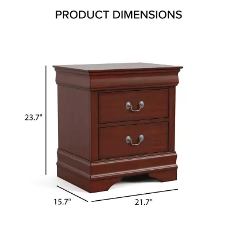 Burkhart 2-Drawer Nightstand