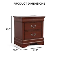Burkhart 2-Drawer Nightstand