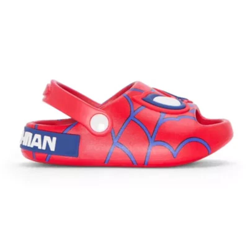 Disney Collection Boys Spiderman Slide Sandals