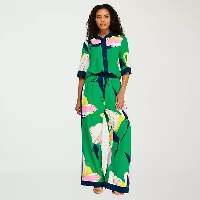 Premier Amour Womens Straight Drawstring Pant