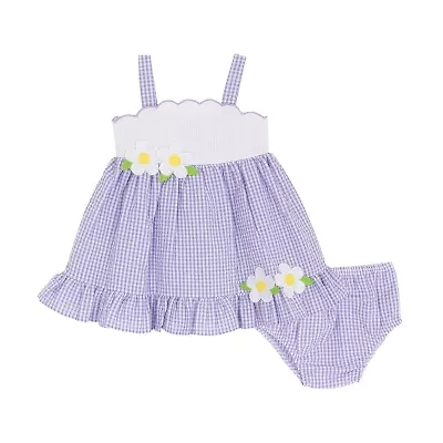 Rare Editions Baby Girls 2-pc. Sleeveless A-Line Dress