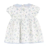 Rare Editions Baby Girls Short Sleeve Cap A-Line Dress