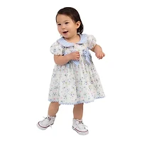 Rare Editions Baby Girls Short Sleeve Cap A-Line Dress