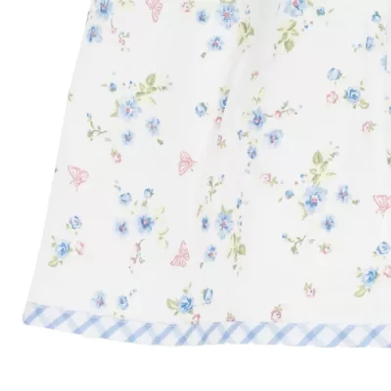 Rare Editions Baby Girls Short Sleeve Cap A-Line Dress