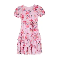 Rare Editions Big Kid Girls Short Sleeve A-Line Dress