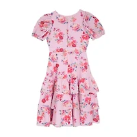 Rare Editions Big Kid Girls Short Sleeve A-Line Dress