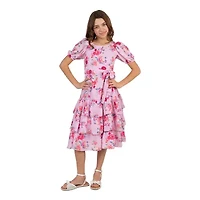 Rare Editions Big Kid Girls Short Sleeve A-Line Dress