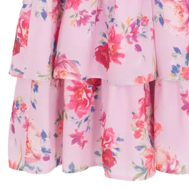 Rare Editions Big Kid Girls Short Sleeve A-Line Dress