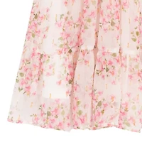 Rare Editions Big Kid Girls Short Sleeve Puffed A-Line Dress