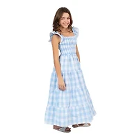 Rare Editions Big Kid Girls Sleeveless Gingham Maxi Dress