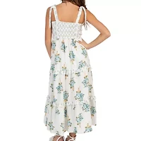 Rare Editions Big Kid Girls Sleeveless Floral Maxi Dress