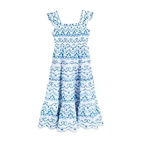 Rare Editions Big Kid Girls Sleeveless Maxi Dress