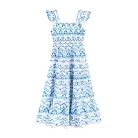 Rare Editions Big Kid Girls Sleeveless Maxi Dress