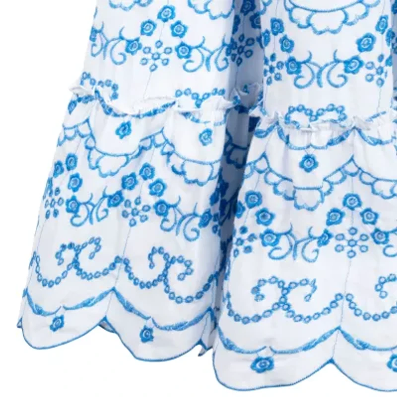 Rare Editions Big Kid Girls Sleeveless Maxi Dress